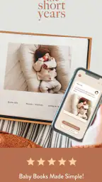 The Short Years Baby Book screenshot