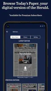 The Sydney Morning Herald screenshot