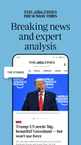 The Times: UK & World News screenshot