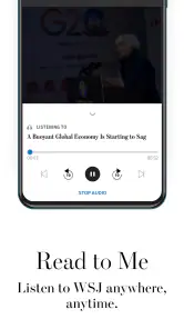 The Wall Street Journal. News screenshot