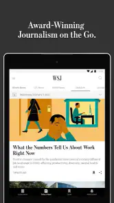 The Wall Street Journal. News screenshot