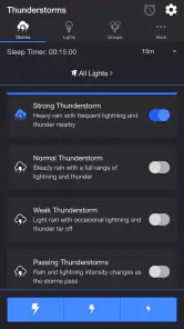 Thunderstorm for Hue screenshot