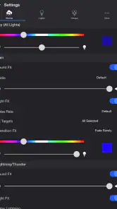 Thunderstorm for Hue screenshot