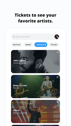 TickPick - Live Event Tickets screenshot