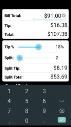 Tip Calculator screenshot