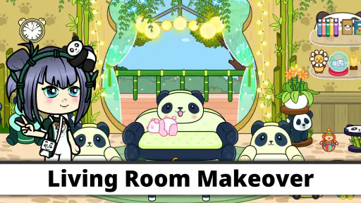 Tizi Panda House Design Games screenshot