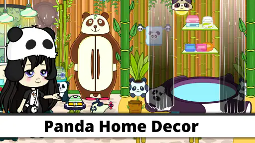 Tizi Panda House Design Games screenshot
