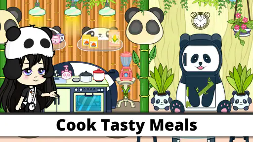 Tizi Panda House Design Games screenshot
