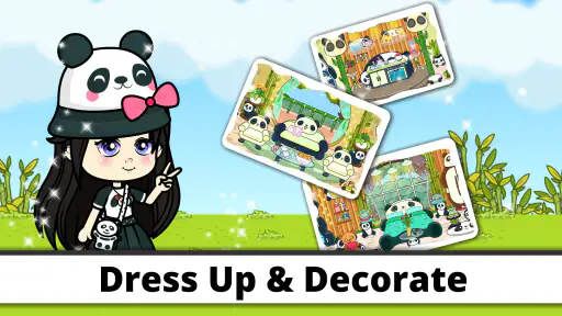 Tizi Panda House Design Games screenshot
