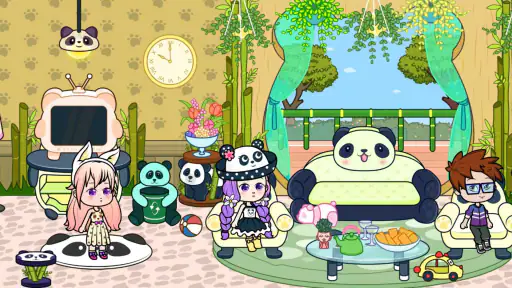 Tizi Panda House Design Games screenshot