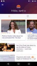 TODAY screenshot