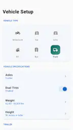 Toll Calculator GPS Navigation screenshot