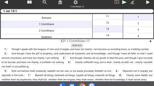 Touch Bible (KJV + Strong's) screenshot