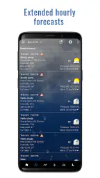 Transparent clock weather Pro screenshot
