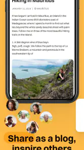 Travel Journal: Blog & Diary screenshot
