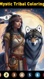 Tribal Art Coloring Book screenshot