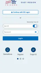 TRICARE East screenshot