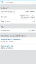 TRICARE East screenshot