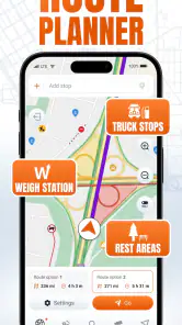 Trucker Guide: Truck GPS Maps screenshot