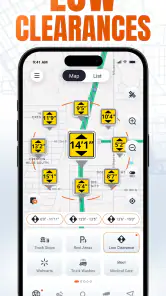 Trucker Guide: Truck GPS Maps screenshot