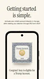 Trump Accounts: Official App screenshot