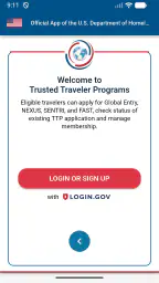 Trusted Traveler screenshot