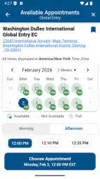Trusted Traveler Programs screenshot