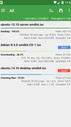 tTorrent screenshot
