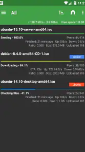 tTorrent screenshot