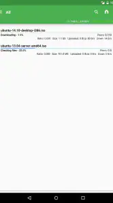 tTorrent screenshot