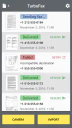 Turbo Fax: send fax from phone screenshot