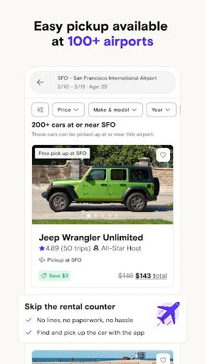 Turo — Car rental marketplace screenshot