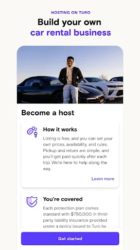 Turo — Car rental marketplace screenshot