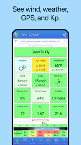 UAV Forecast for Drone Pilots screenshot
