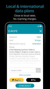 Ubigi: Travel esim mobile data screenshot