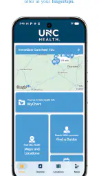 UNC Health screenshot