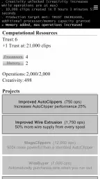 Universal Paperclips screenshot