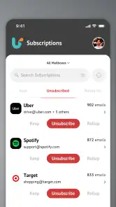 Unroll.Me - Inbox Mail Cleaner screenshot