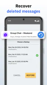 Unseen Messenger - Deleted Msg screenshot