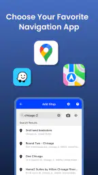 Upper: Delivery Route Planner screenshot
