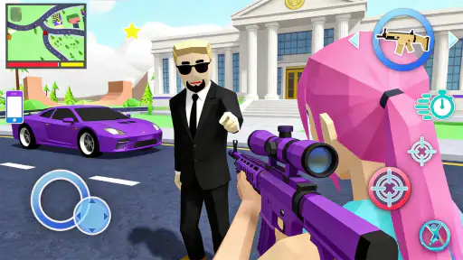 Urban Pixel Gunfire Battle screenshot