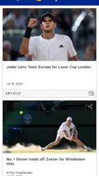 US Open Tennis Championships screenshot