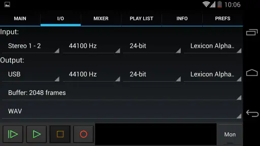 USB Audio Recorder PRO screenshot