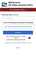 VA Video Connect screenshot