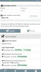 Vetcalculators screenshot