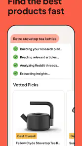 Vetted AI Smart Shopping Agent screenshot