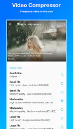 Video compressor - Reduce size screenshot
