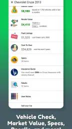 VIN Check Report for Used Cars screenshot