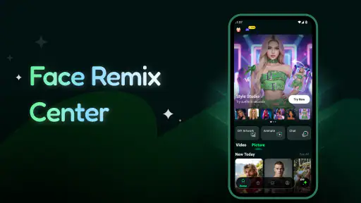 Vionex: AI Create, Swap & Chat screenshot