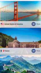 Visited: Travel Map with Lists screenshot